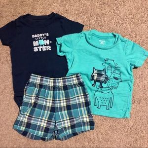 3/$15 Three piece Carter’s outfit. Boy 6-9 months